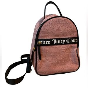 Juicy Couture Gothic Status Pink Backpack Bag Wordplay Word Search